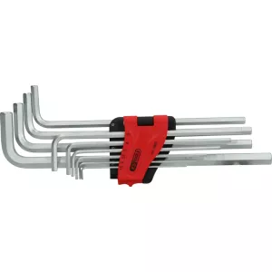 Sats vinkelstiftnyckel med insexkant. extra lång. 10 delar