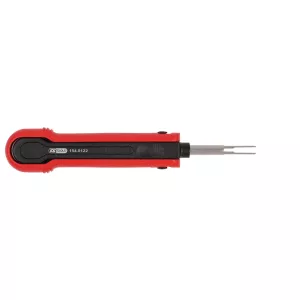 Upplåsningsverktyg för flatstift / flatstiftshylsa 4.8 mm. 5.8 mm. 6.3 mm (AMP Tyco SPT)