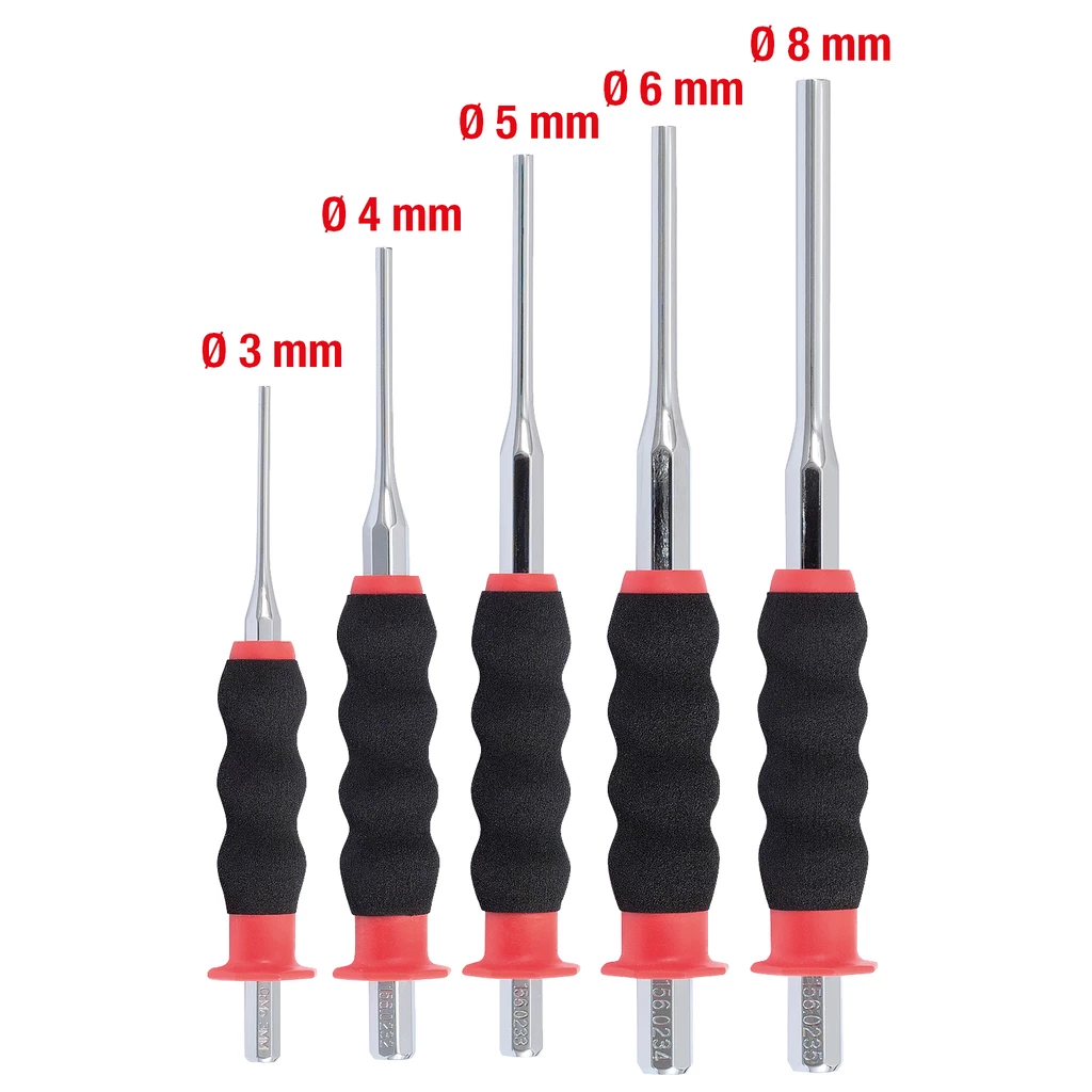 Stans-sats. CrMo. 5-delar. cylindrisk