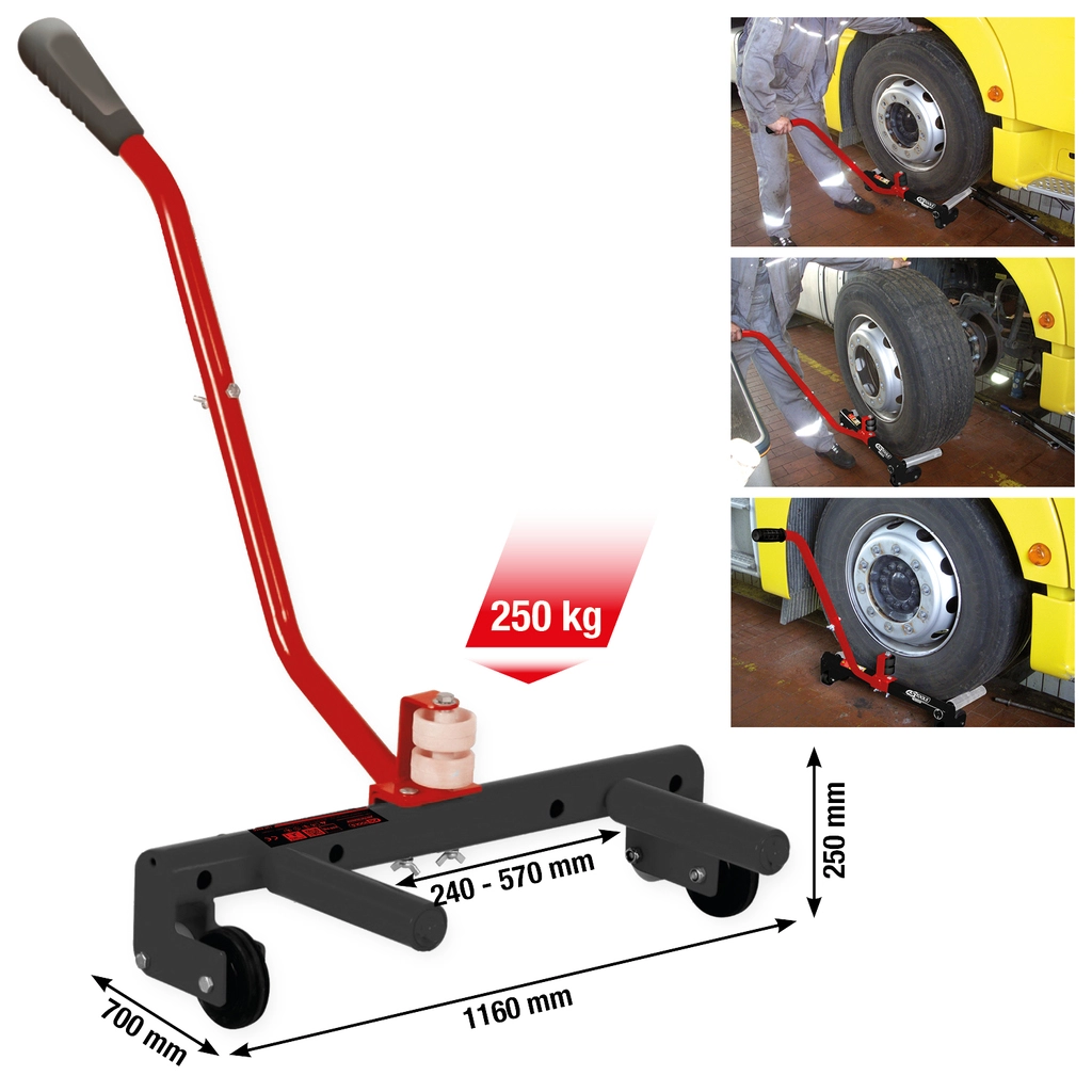 performance XXX-hjullift. 250 kg