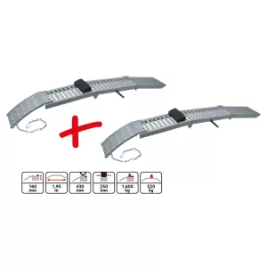 Hopfällbar lastramp. parvis