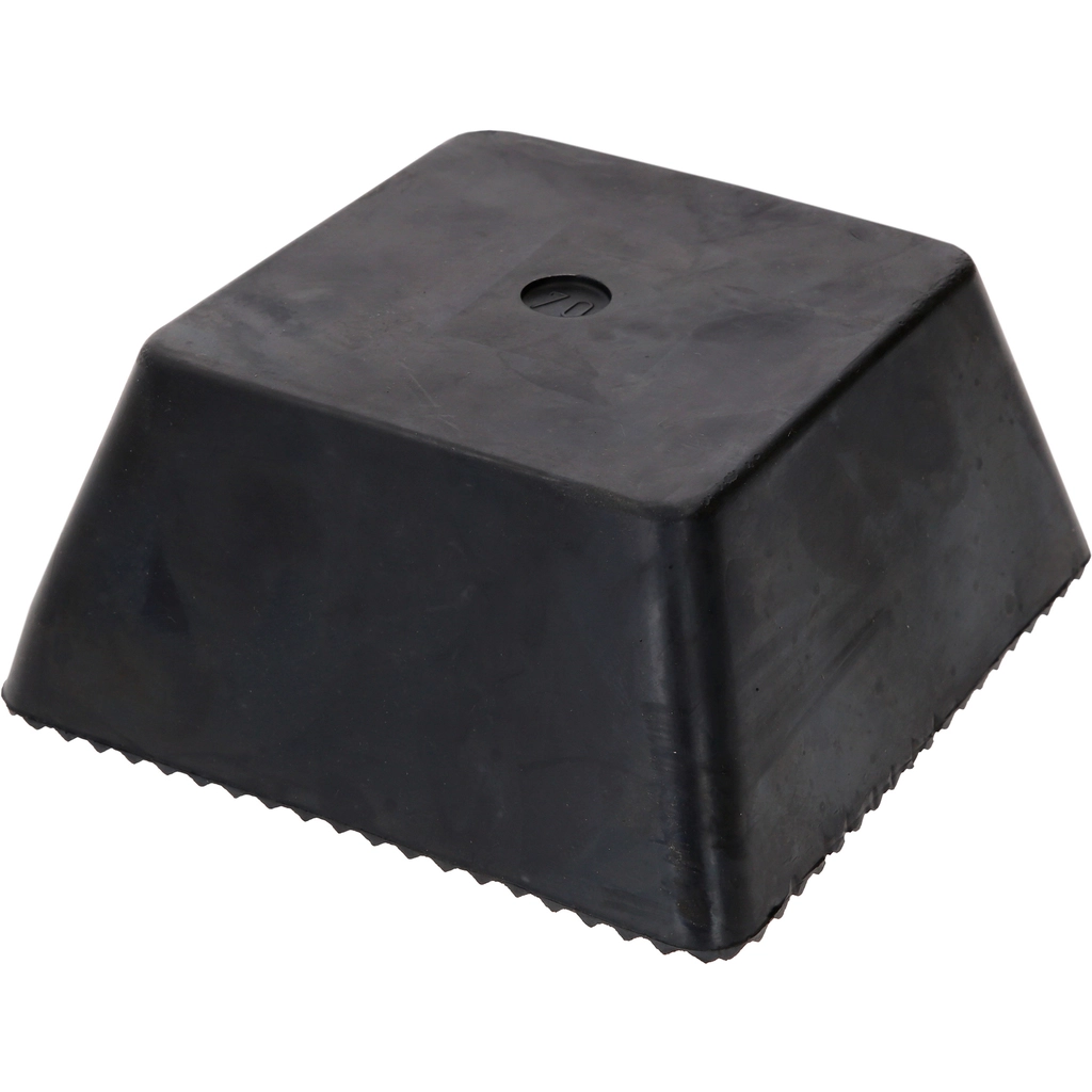 Gummidyna 17 för lyftar. 150 x 150 x 70 mm