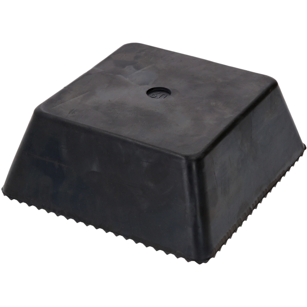 Gummidyna 19 för lyftar. 150 x 150 x 60 mm