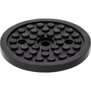 Gummitallrik 30 för lyftar från Stenhøj/Autop. Ø 123 mm