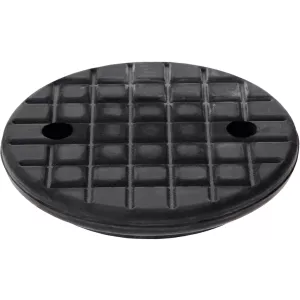 Gummitallrik 31 för lyftar från J. A. Becker. Ø 120 mm