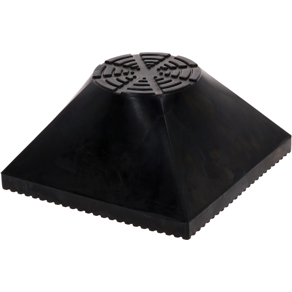 Gummidyna 45 för lyftar. 120 x 120 x 60 mm