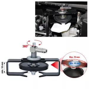 Universal ventilationsadapter. justerbar