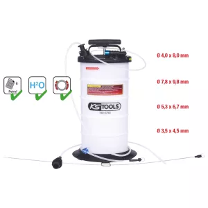 Vakuum-utsugspump 9.5 liter inklusive 4 sonder