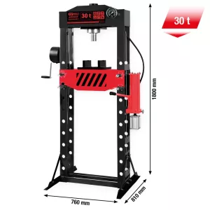 performance Hydraulikverkstadspress. 30000 kg