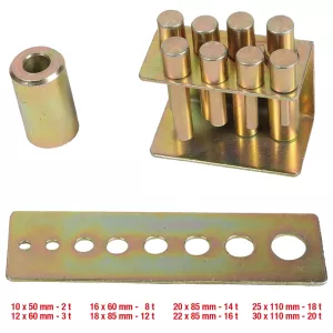 performance tryckdornsats för hydraulisk verkstadspress. 8 delar