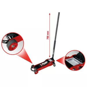 SlimPOWER hydraulisk aluminium-domkraft 2 ton