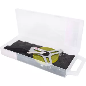 okapslat måttband. med gult stålband. 50m