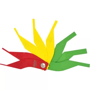 Brombelägg-slitagemallspektrum-sats. 8-delar