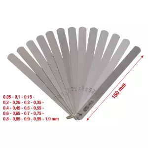 Kolvspelmall. 20 blad. 0.05-1mm
