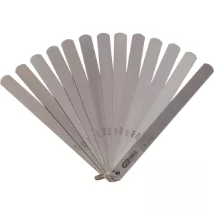 Kolvspelmått. 8 blad. 0.05-0.5mm. 200mm lång