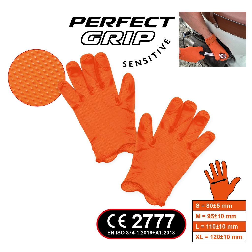 Handskar nitril. XL. 100-pack