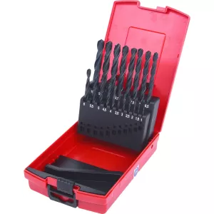 HSS-G spiralborrsats. låda i plast 19-delar 1-10mm