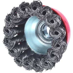 Ståltrådskrukborste 0.5mm. Ø 65mm