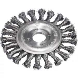 rostfri ståltrådsrundborste 0.5mm. Ø 115mm