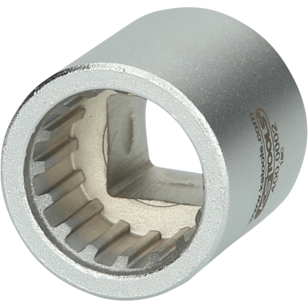 1/2" Special hylsa med specialprofil. matt. 30 mm