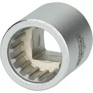 1/2" Special hylsa med specialprofil. matt. 30 mm