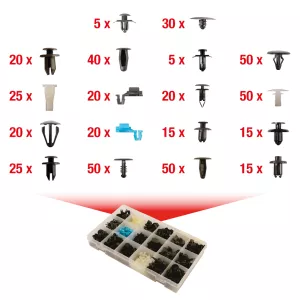 Fastsättningsklämma-sats för Mazda. 475-delar