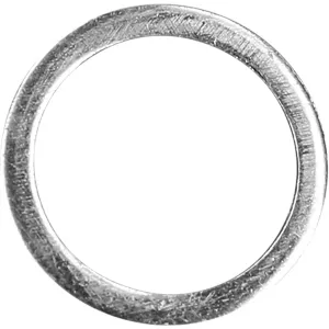 Tätningsring. aluminium. ytter-Ø 15.5mm. inner-Ø 12mm. 25-pack