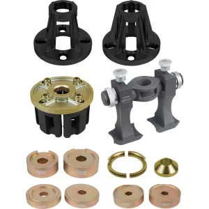 Universal verktygssats för kompakt hjullagermontering och avmontering samt utpressning av drivaxlar. 20-delar