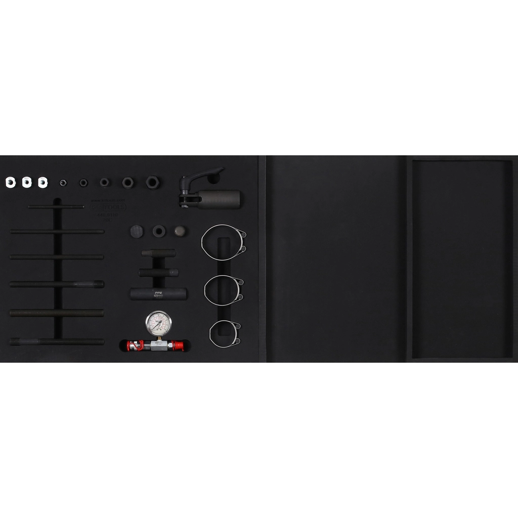 MODULO systeminsats-sats för hydraulcylindrar utan aktiveringsverktyg. 25 delar