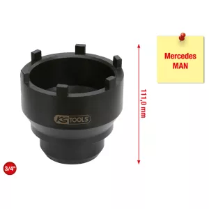 3/4" skiftnyckel med 6 tappar till Mercedes och MAN. 95-115mm