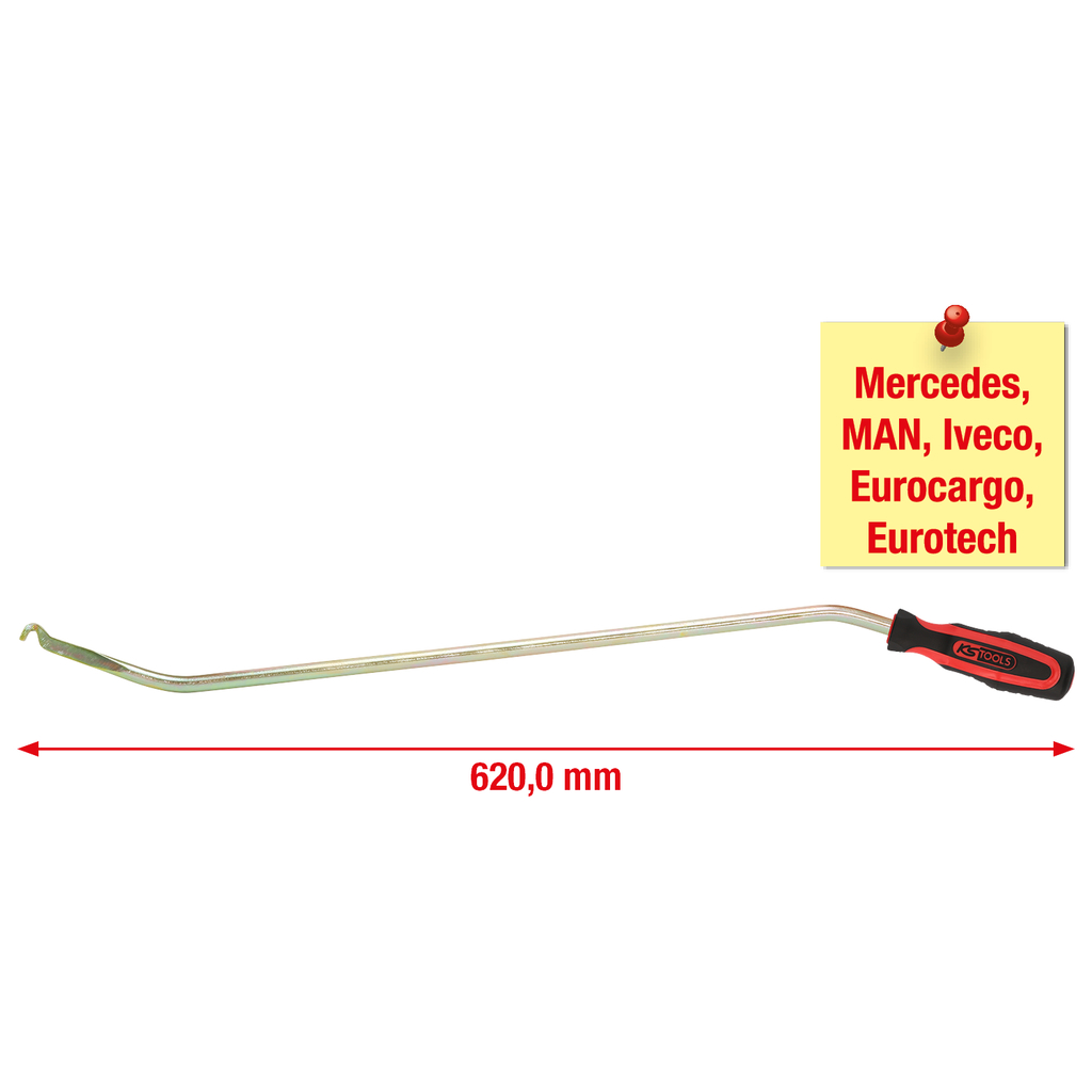 bromsfjäderspak för lastbil. 620mm