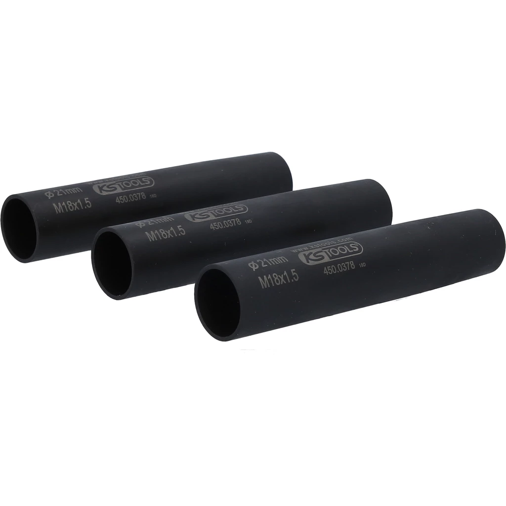 Centrerings- och skyddshylssats för hjulbultar. M18x1.5. Ø21.0 mm. 2 delar