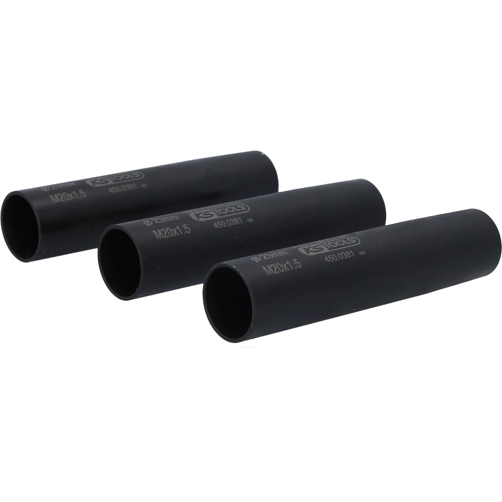 Centrerings- och skyddshylssats för hjulbultar. M20x1.5. Ø23.0 mm. 2 delar