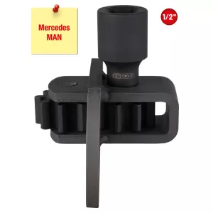 1/2” motorvridanordning till Mercedes/MAN. 70 mm