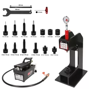 Lufthydraulisk nitapparat. 19 delar