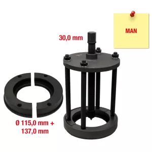 Avdragare koniskt rullager differential till MAN. 12 delar