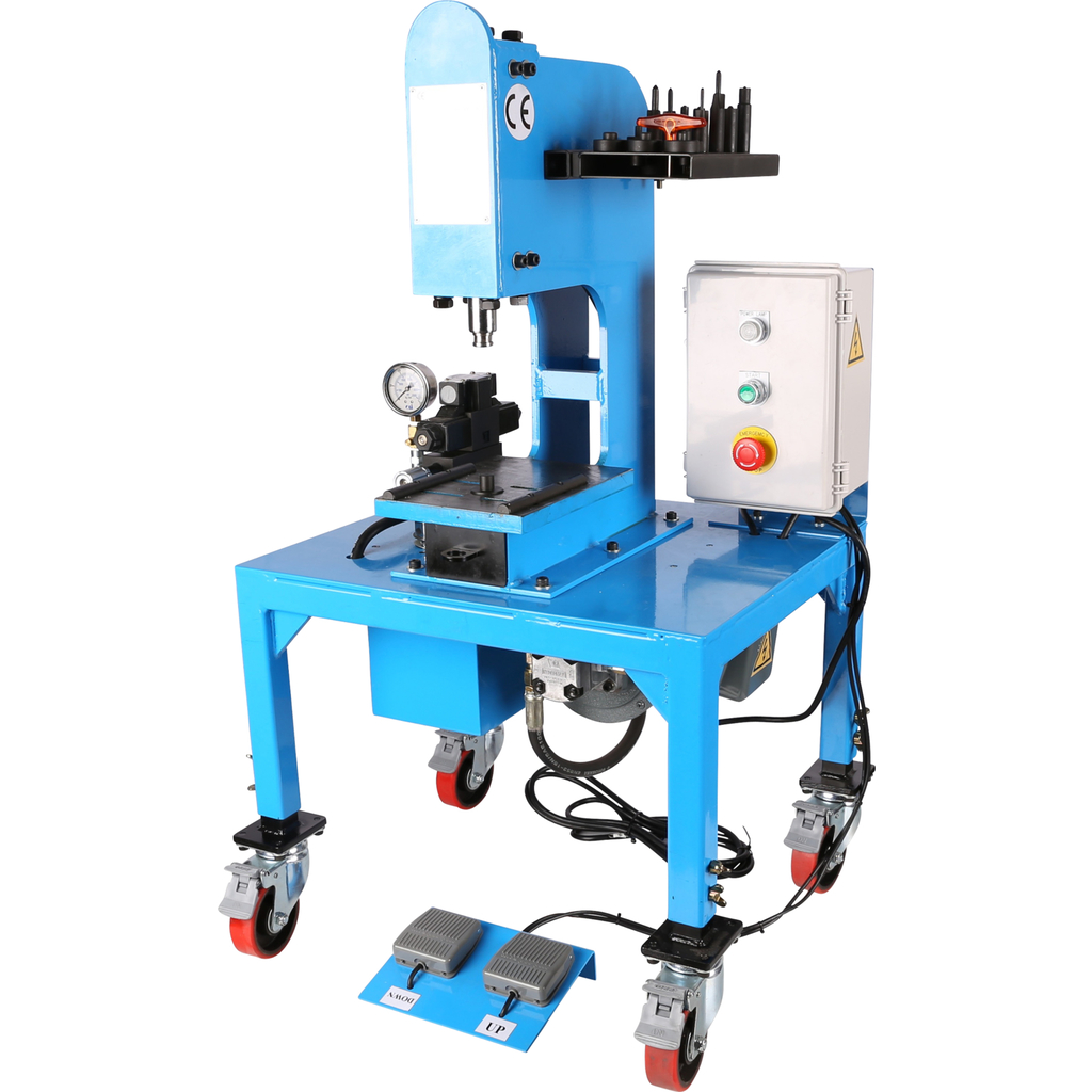 Elhydraulisk nitapparat. 18 delar