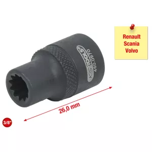 Bromsokshylsa till Renault/Scania/Volvo. 11-kant