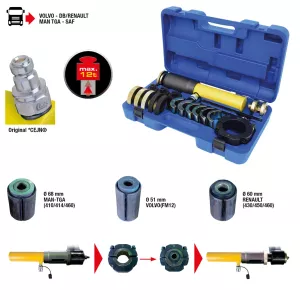 Slitsbussnings-verktygssats för silentlager-slitsbussningar. 19 delar