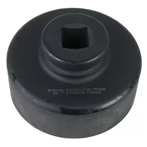 1" axelhylsa. 8-kant. kort. 110 mm