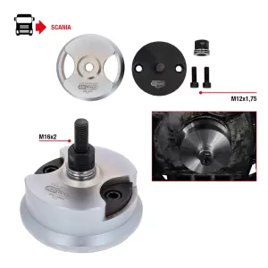 Monteringssats för tätningsring för Scania. 5 delar