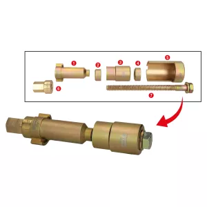 Ut- och indragningsverktyg för löslager och styrhylsor BPW