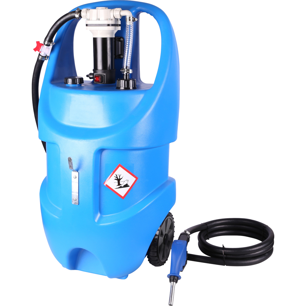 Mobil tappstation för urinämneslösningar. 75 l