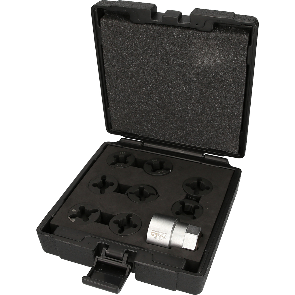 Hjulbults-gängreparations-sats till nyttofordon. 9-delar