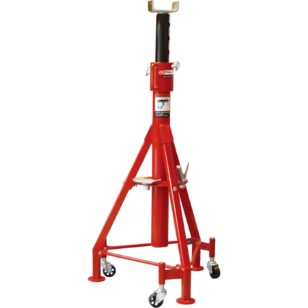 Ståluppställningsbock. 7 t. 1295-1905 mm