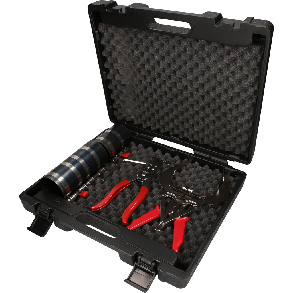 Kolvring-spännbandsats. 90 - 175 mm. 5-delar