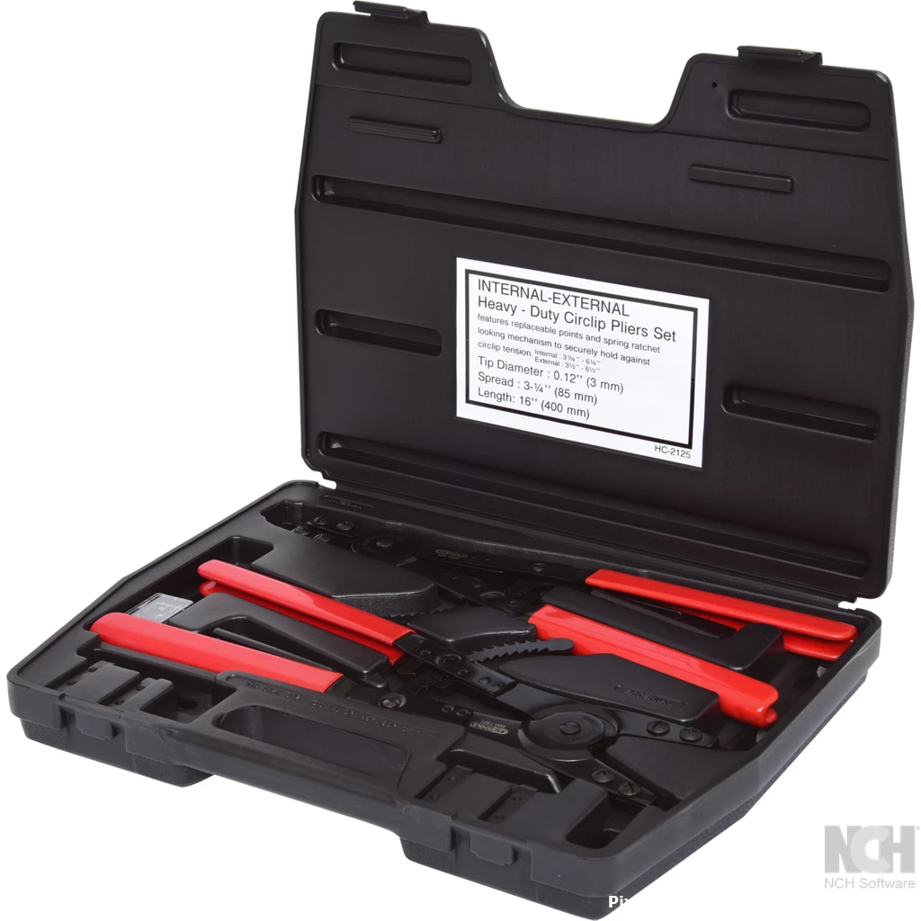 säkringstångsats med spärrfunktion. 14-delar