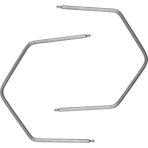 Radio-upplåsningsverktyg Opel. 2-delar