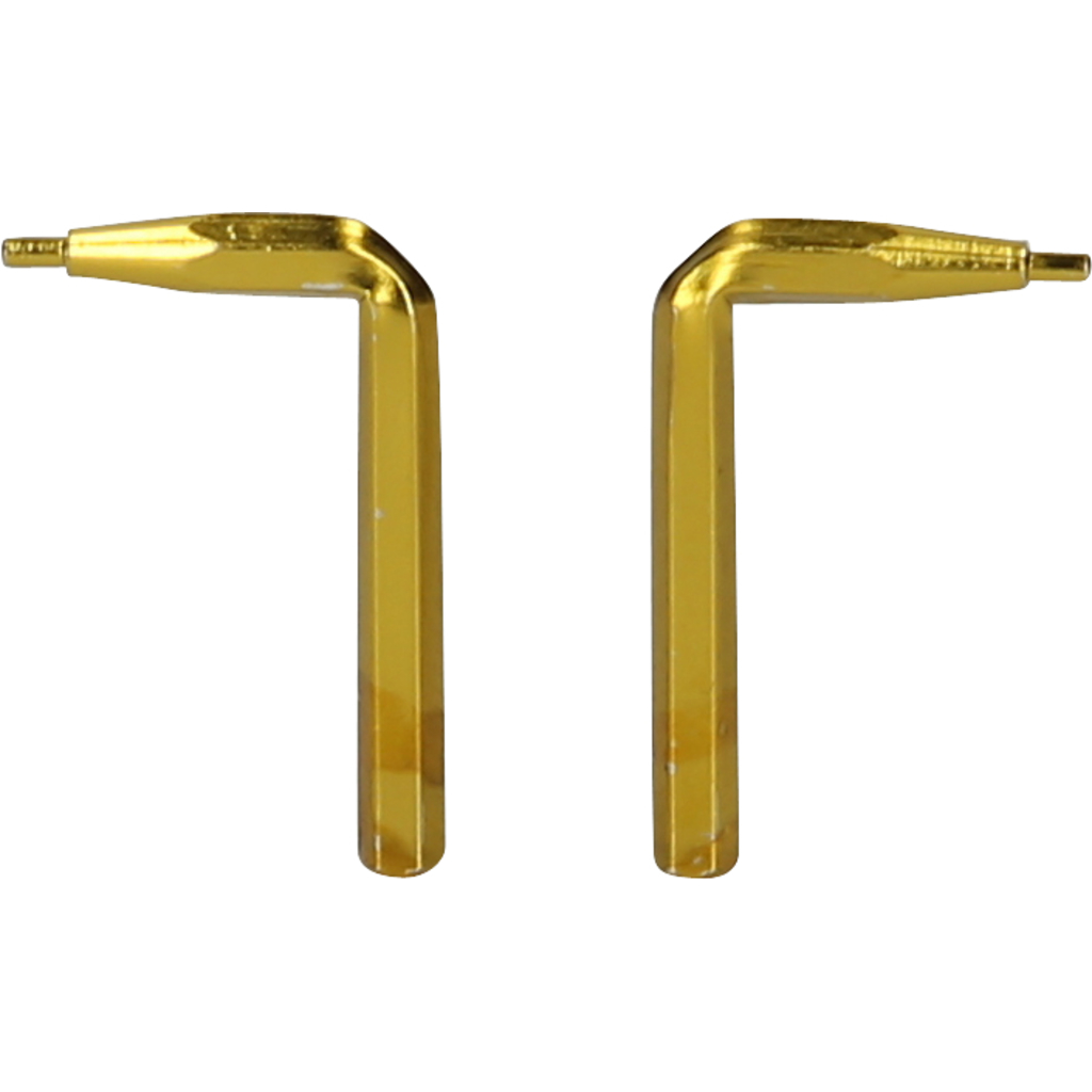 Spetspar till dubbelledlåstänger 1.0 mm 90° vinklade