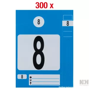 Nyckelringset. blå. 300 stycken